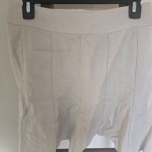 Banana Republic Off-White Textured Skirt